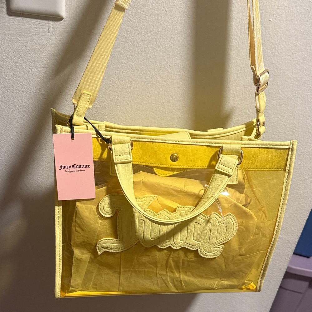 Juicy Couture Lemon Transparent Tote